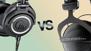 Headphones  How to choose  m50x vs DT770 [upl. by Mensch]