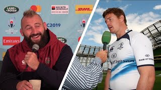 The Funniest Interviews in Rugby [upl. by Akirret]