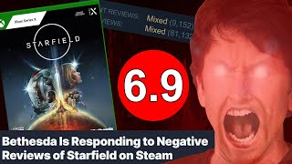 Bethesda BLAMES Fans for Starfield Backlash  New Low Gaslighting Fans Over Negative Steam Reviews [upl. by Emilie]