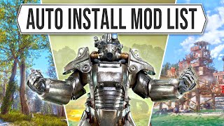 Fallout 4 Mods List Guide AUTO install Guide [upl. by Underwood]