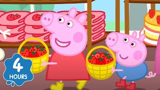 Peppa Picks Strawberries  Cartoons for Kids  Full Episode  Peppa Pig [upl. by Huston]