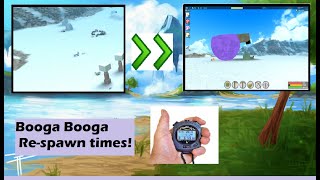 ReSpawn Times for Booga Booga Gods  Creatures [upl. by Nnadroj673]