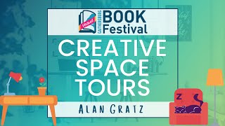 Creative Space Tour Alan Gratz [upl. by Aratnahs]