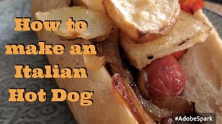 How To Make An Italian Hot Dog  Cara Di Falco  Caras Cucina [upl. by Nnywg]