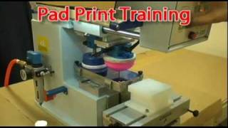 Pad Printing Training Machine Print Function [upl. by Saffren]