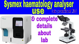 sysmex hematology analyser use and complete details about laboratory [upl. by Khalid]