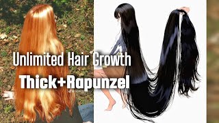 432Hz Unlimited Hair Booster Rapunzel Forumla Subliminalforced [upl. by Eidnyl]