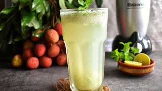 Litchi lemonade recipe  Litchi Lemonade in Balzano Nutri Blender 500W  easy litchi lemonade recipe [upl. by Nannerb]