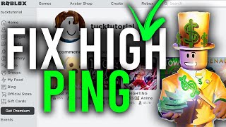 How To Fix High Ping In Roblox Easy Guide  Lower Ping In Roblox [upl. by Aemat]