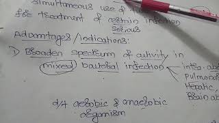 CHEMOTHERAPY COMBINATION OF ANTIMICROBIAL AGENTS [upl. by Onailerua]