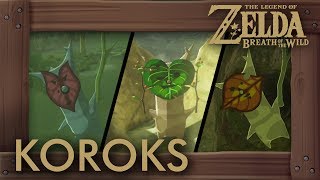 Zelda Breath of the Wild  All Korok Seeds Ridgeland Tower Locations 553  629 [upl. by Heyer]