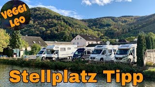 Wohnmobilstellplatz an Kutschers Marina  Bad Ems  Rheinland Pfalz [upl. by Elletnahc]