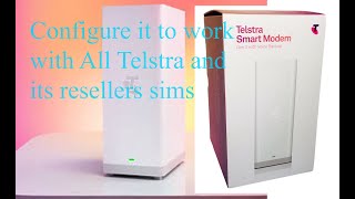 Set Telstra Smart Modem Gen2 to Work with All Telstra and its Resellers Sims LH1000 DIA0231 [upl. by Ashlin524]