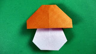 How to make a paper mushroom  origami mushroom [upl. by Sedecrem419]