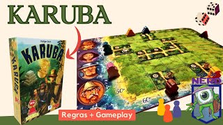 Karuba Board Game Conclave  Regras e Gameplay [upl. by Ainaznat]