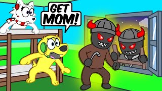 Roblox HOME ALONE STORY [upl. by Llerrud130]