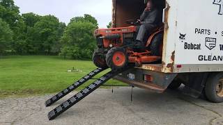 Moving the Kubota B7100 Yipes [upl. by Molloy411]