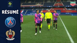 PARIS SAINTGERMAIN  OGC NICE 2  1  Résumé  PSG  OGCN  20202021 [upl. by Holman]