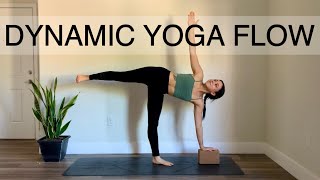 Dynamic Vinyasa Yoga Flow  Full Body Intermediate Yoga Class [upl. by Nuriel737]