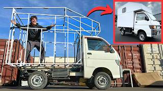 DIY MINI Truck Camper Build  Japanese Kei Truck [upl. by Nhepets]