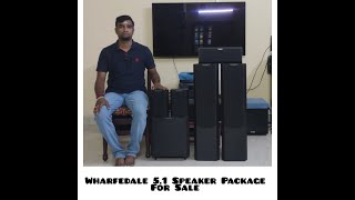 Wharfedale 51 Speaker Package For Sale speaker hometheaterspeaker dolbyatmos dts avreceiver [upl. by Dinin]