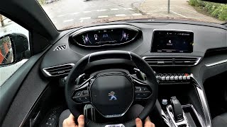 Peugeot 3008 GTline 15 130HP  4K POV Test Drive [upl. by Raybourne]