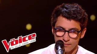 Vincent Vinel  « Feel » Robbie Williams  The Voice France 2017  Live [upl. by Wiseman]