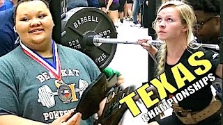 1520 Pounds  State Record  Lexi Harris DOMINATES Texas HS Powerlifting Championship [upl. by Ener]