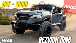 Rezvani Tank 2022  Luxury Military Suv [upl. by Jordan]