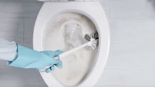 HOW TO CLEAN YOUR TOILET WITH CLR PRODUCTS [upl. by Ecnar960]