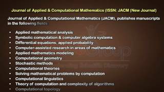 Applied amp Computational Mathematics Journals  OMICS Publishing Group [upl. by Paulita]