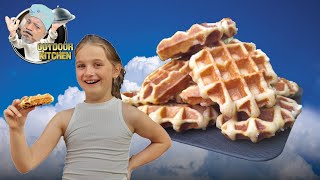 Lütticher Waffeln Originalrezept Echte Belgische Waffeln mit Perlzucker selber machen [upl. by Azial]