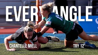 EVERY ANGLE  Chantelle Miells first try back at Saracens [upl. by Wein357]