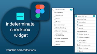 interactive indeterminate checkbox  dynamic indeterminate checkbox in figma using local variables [upl. by Naawaj]