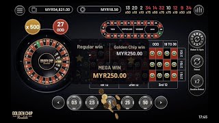 Golden Chip Roulette Hit X500 Video 35 [upl. by Nossaj604]