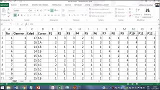 Como tabular datos de una encuesta en Excel Fácil [upl. by Nottarts]