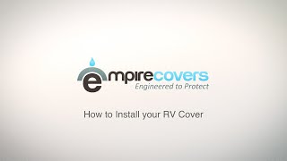 How to Install Your RV Cover [upl. by Zachariah]