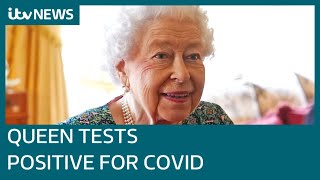 The Queen tests positive for Covid and is experiencing mild coldlike symptoms  ITV News [upl. by Korey750]