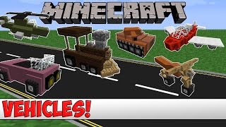 Minecraft Plugin Tutorial  Vehicles Planes Trains Cars Tanks and More [upl. by Ner695]