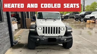 JL Jeep Wrangler upgraded to Katzkin’s heated and cooled seats [upl. by Roe339]