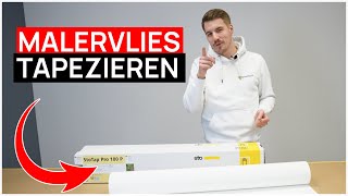 Malervlies tapezieren für Anfänger Mit diesen Tipps kann jeder Tapezieren [upl. by Gavin]