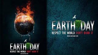 Make a Earth Day Poster In Photoshop [upl. by Goss638]