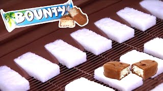 INSIDE THE FACTORY BOUNTY CHOCOLATE BAR MAKING MACHINES [upl. by Dranyer]