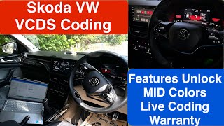 Kushaq Features Unlocked  Skoda VW VCDS Coding  VW Taigun Features Unlock  Virtus Features Unlock [upl. by Nehr]