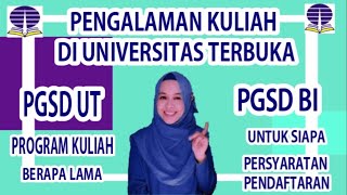 PGSD UT  PGSD BI  Program Kuliah [upl. by Edijabab]