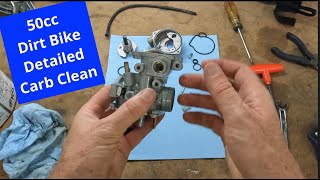 Full Carburetor Cleaning  TTR50 Troubleshooting Part 2 [upl. by Dincolo]