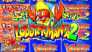 ★ Max Bet Slot Play on Lobstermania 2 ★ BIG WIN  Progressives and Bonus  Slot Traveler [upl. by Waddell]