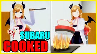 【Hololive】Choco Sensei Cooking Subaru【3D Birthday Stream】【Eng Sub】 [upl. by Jessamyn]