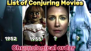 List of Conjuring Movies in Chronological Order 🔥 [upl. by Anived995]