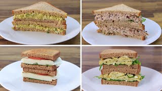 5 Healthy Sandwich Recipes [upl. by Nalehp]